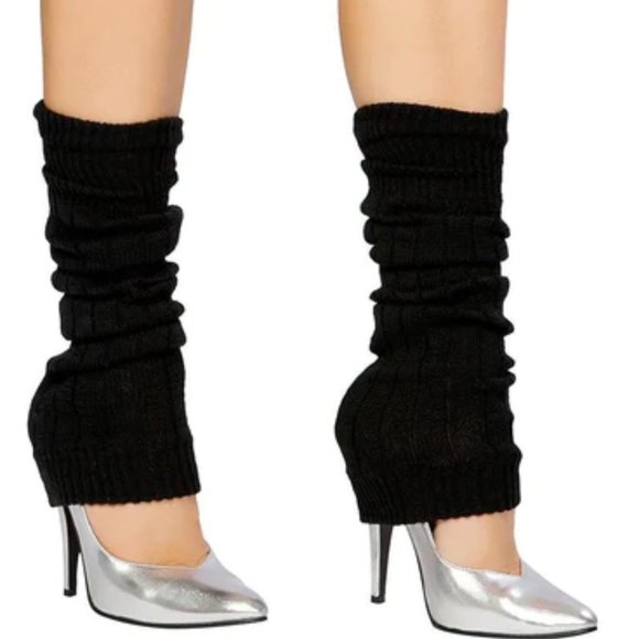 NWT Alpaca Leg Warmers - Denim Color - Picture 3 of 3